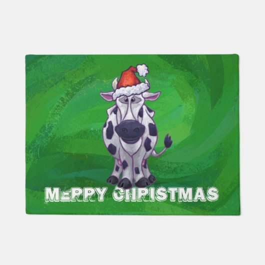 Kabelkerst op groen deurmat (Voorkant)