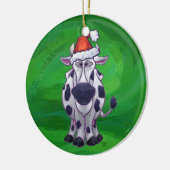Kabelkerst op groen keramisch ornament (Links)