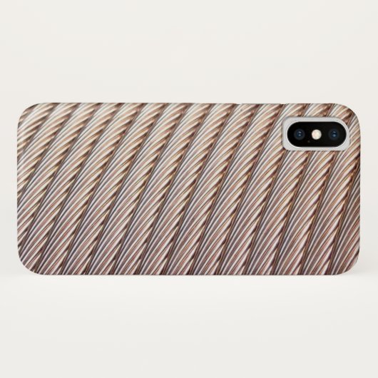 Kabelkijkje met koperen ruid Case-Mate iPhone case (Achterkant (horizontaal))