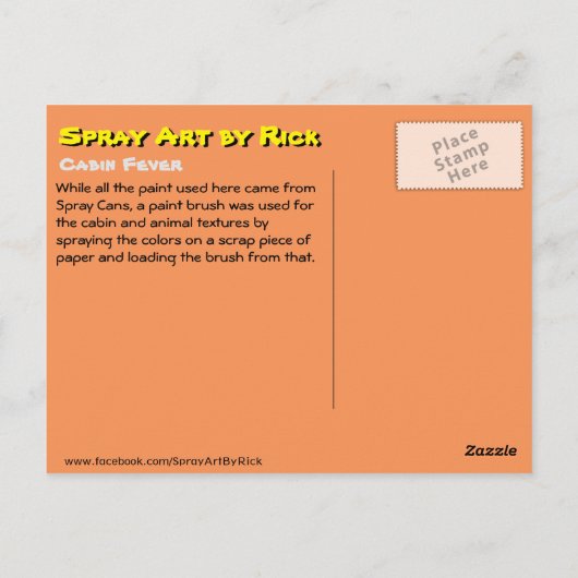 Kabelkoorts Briefkaart (Achterkant)