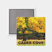 Kabelmolen Herfst Cades Cove Magneet (Voorkant / Achterkant)