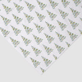 Kabelpapier met kerstboomstructuur tissuepapier (Detail)