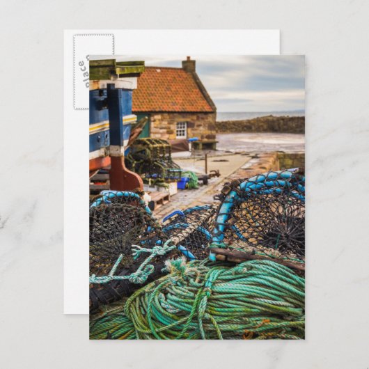 Kabels en de Potten van de Zeekreeft | Pittenweem, Briefkaart (Voorkant / Achterkant)