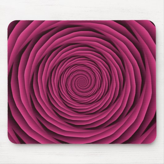 Kabels met coils in roze mousepad muismat (Voorkant)