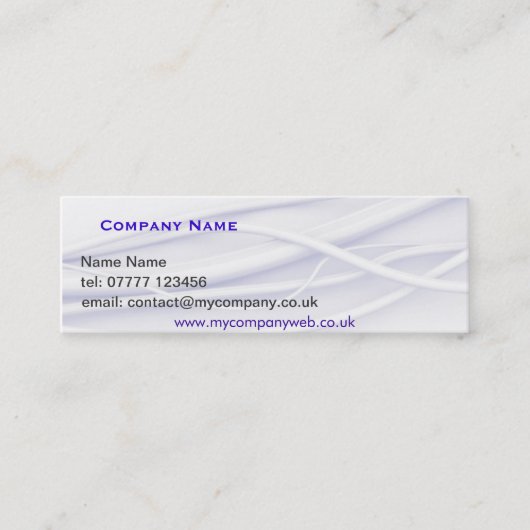 Kabels Mini Visitekaartje (Voorkant)