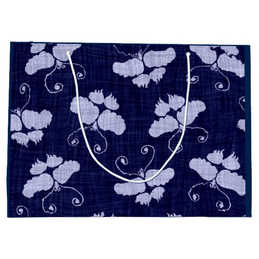 KABELS VAN LABEL IN BLAUW GROOT CADEAUZAKJE (Achterkant)