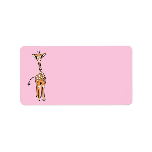 Kabelschotsen, safari-dieren etiket (Voorkant)