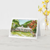 Kabelsleutel gevouwen notitiekaart (Gele Bloem)