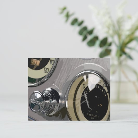 Kabelstartapparaat - Briefkaart (Staand voorkant)