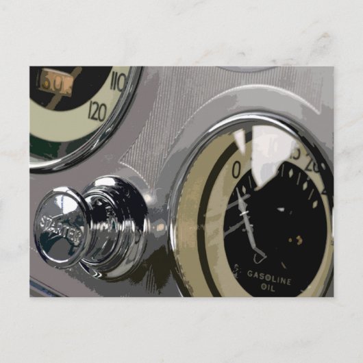 Kabelstartapparaat - Briefkaart (Voorkant)