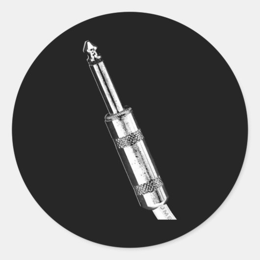 Kabelstekker Ronde Sticker (Voorkant)