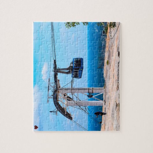 Kabelstondenberg Georgië Legpuzzel (Verticaal)