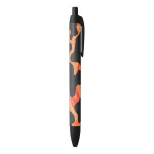 Kabelzwart en Oranje afdrukken Zwarte Inkt Pen