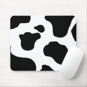 Kabelzwart en witvlekkerig patroon muismat (Met muis)