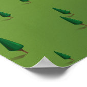 Kabetogama-meer, Minnesota, VS-reiskaart. Poster (Hoek)