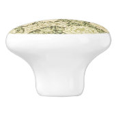 Kabinet Handles William Morris Chrysanthemum Keramische Knop (Zijkant)