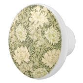 Kabinet Handles William Morris Chrysanthemum Keramische Knop (Rechts)