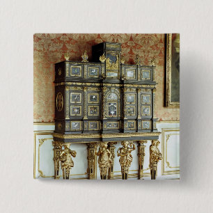 Kabinet-Louis XIV-juwelen, Gobelins Workshop Vierkante Button 5,1 Cm