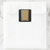 Kabinet met glitch-meubilair vierkante sticker (Tas)