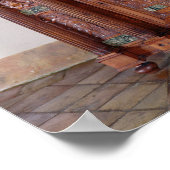 Kabinet met twee secties en een dubbele deur poster (Hoek)