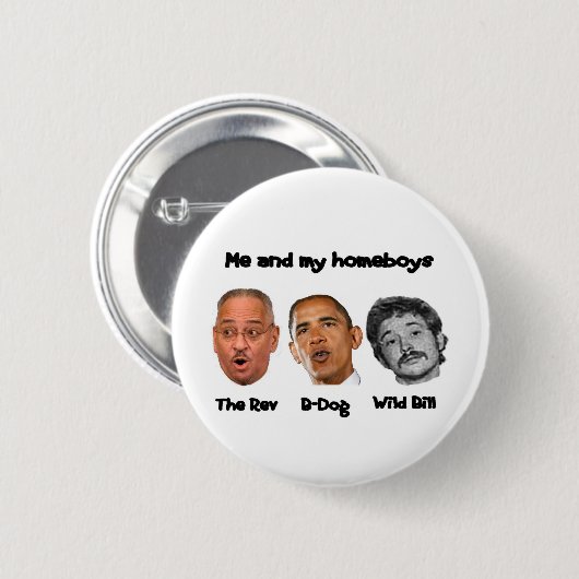 Kabinet Obama Ronde Button 5,7 Cm (Voorkant /achterkant)