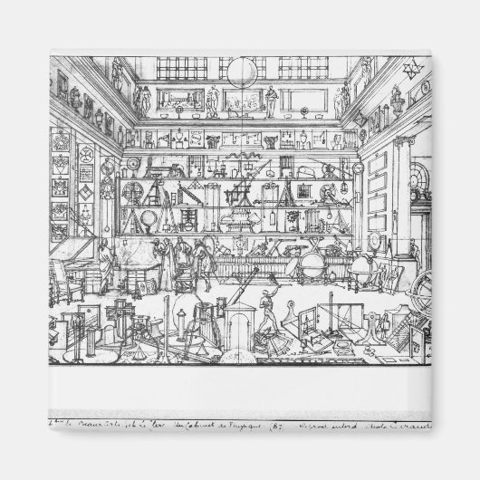 Kabinet of physics, 1687 magneet (Voorkant)