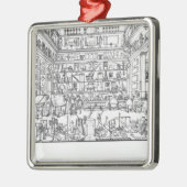 Kabinet of physics, 1687 metalen ornament (Links)