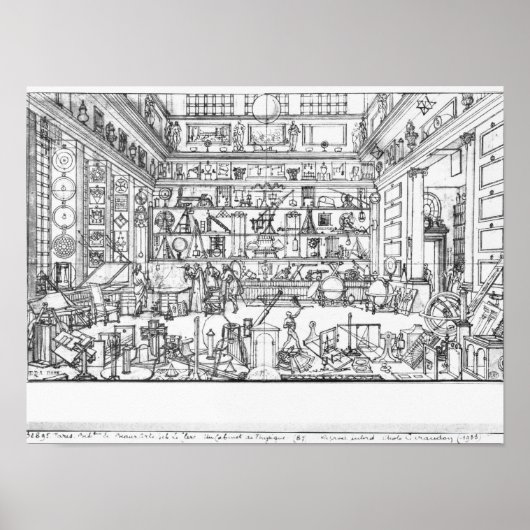 Kabinet of physics, 1687 poster (Voorkant)