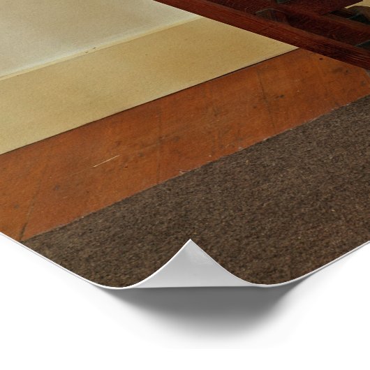 Kabinet op standaard poster (Hoek)