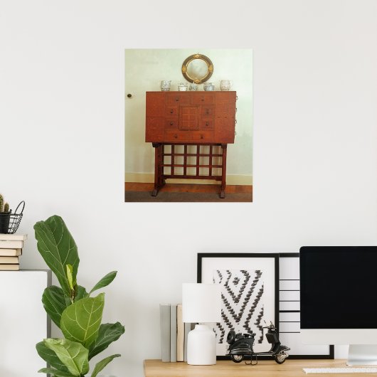 Kabinet op standaard poster (Thuiskantoor)