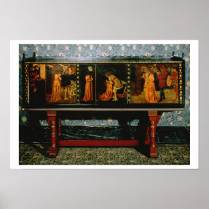 Kabinet-St. George, 1861 (eikenhout met geverfde p Poster