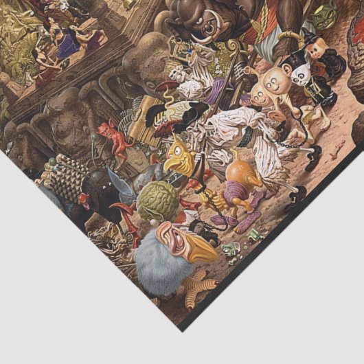 Kabinet van de Curiositiesectie Tissuepapier (Detail)