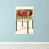  kabinet van de Tutankhamun Canvas Afdruk (Insitu (Houten vloer))