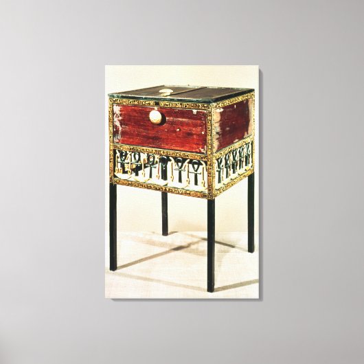 kabinet van de Tutankhamun Canvas Afdruk (Voorkant)