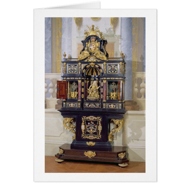 kabinet van het electoraat, c.1704 (ebony, (Voorkant)