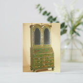 Kabinet van Koningin Anne met balpoten, c.1710 Briefkaart (Staand voorkant)