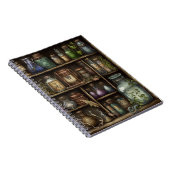 Kabinet van nieuwsgierigheid heksen kruiden en oog notitieboek (Rechterzijde)