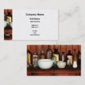 Kabinet Wity Mortar en Pestles - Platinum Visitekaartje (Voorkant / Achterkant)