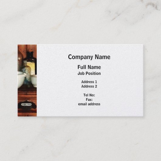 Kabinet Wity Mortar en Pestles - Platinum Visitekaartje (Voorkant)