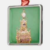 Kabinetsklok, c.1766 metalen ornament (Links)