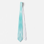 Kabloom Stretch Stropdas - Aqua (Voorkant)
