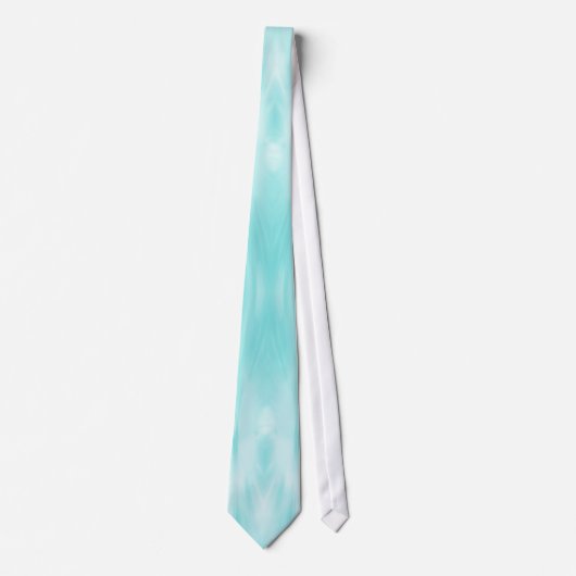 Kabloom Stretch Stropdas - Aqua (Voorkant)