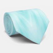 Kabloom Stretch Stropdas - Aqua (Opgerold)