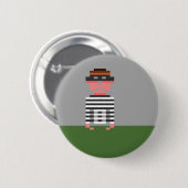 Kaboom 1 ronde button 5,7 cm (Voorkant /achterkant)