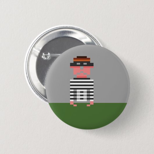 Kaboom 1 ronde button 5,7 cm (Voorkant /achterkant)