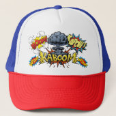 Kaboom Bam Wham Boom Comic Book Baseball Pet (Voorkant)
