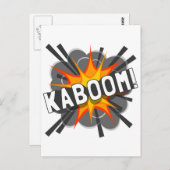 KABOOM! BRIEFKAART (Voorkant / Achterkant)