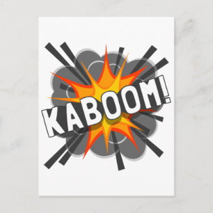 KABOOM! BRIEFKAART