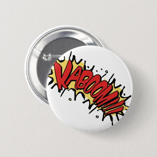 Kaboom! Ronde Button 5,7 Cm (Voorkant /achterkant)