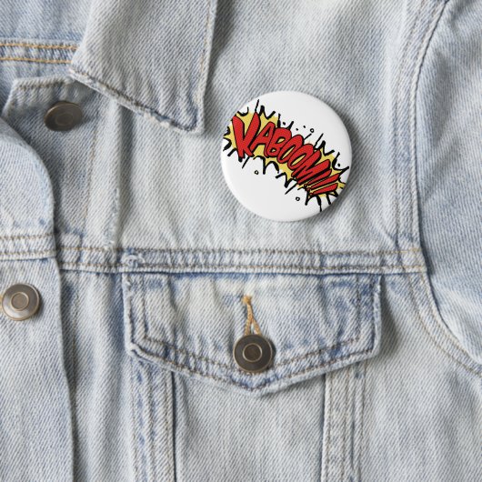 Kaboom! Ronde Button 5,7 Cm (In situ)